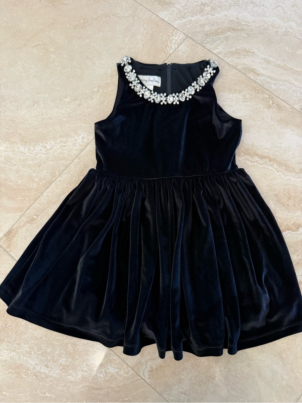 Chasing Fireflies Velvet Dress with Gems size 7